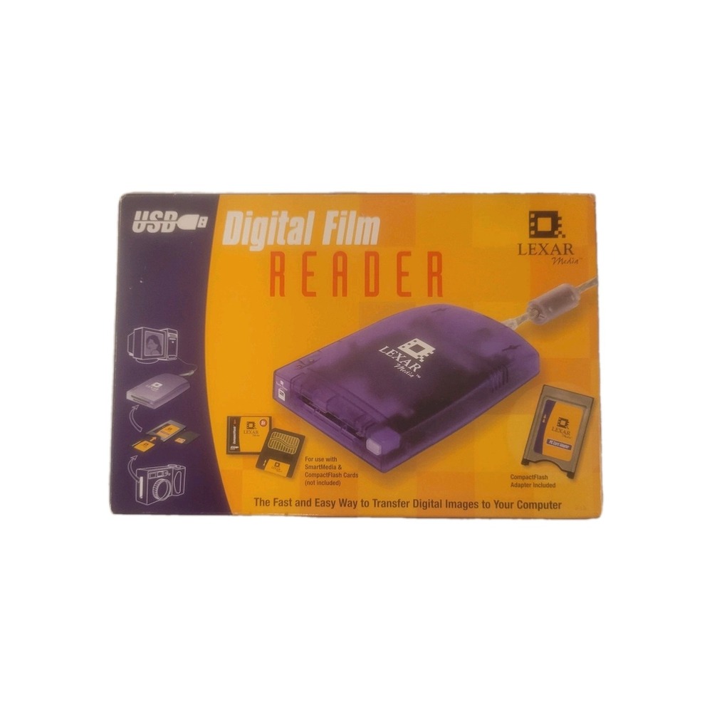 Lexar Media‎ Smart Media Digital Film Reader New Sealed